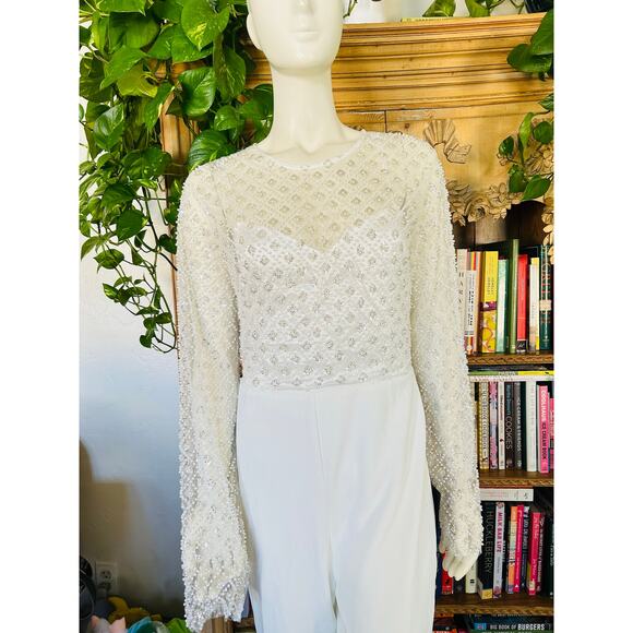 Lulus Ebellished White Jumpsuit - Picture 2 of 4